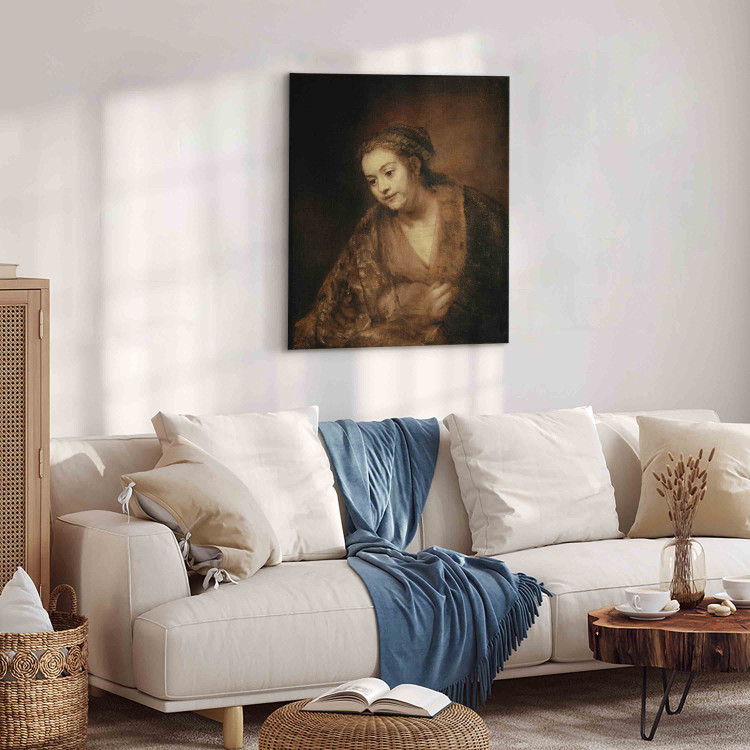 Art Reproduction Rembrandt, Halbfigur einer Frau 157191 additionalImage 4