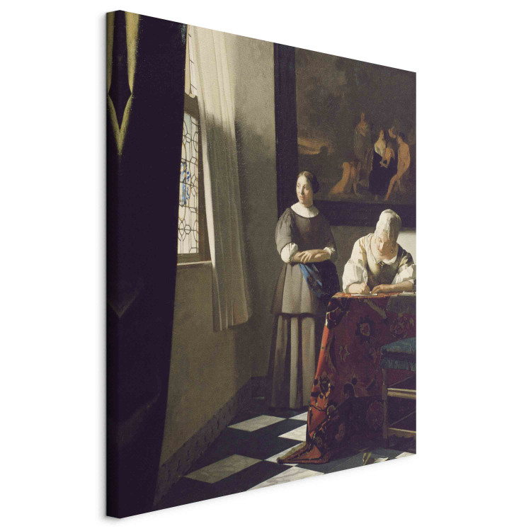 Art Reproduction Woman writing a letter and maid 157591 additionalImage 2
