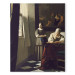 Art Reproduction Woman writing a letter and maid 157591