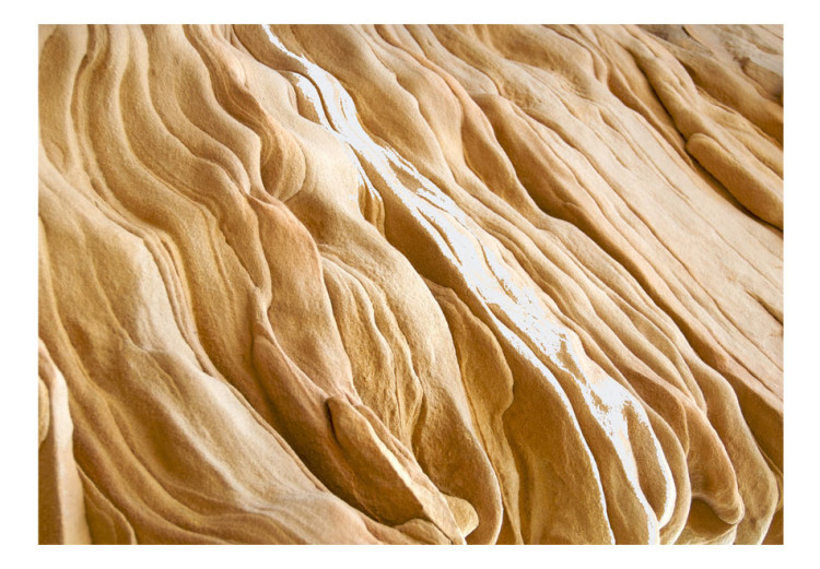 Wall Mural Grand Canyon Sandstone - Wave Pattern Background in Light Color 60991 additionalImage 1