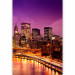 Photo Wallpaper Manhattan and Brooklyn Bridge at Night - Landscape of New York Architecture 61491 additionalThumb 1