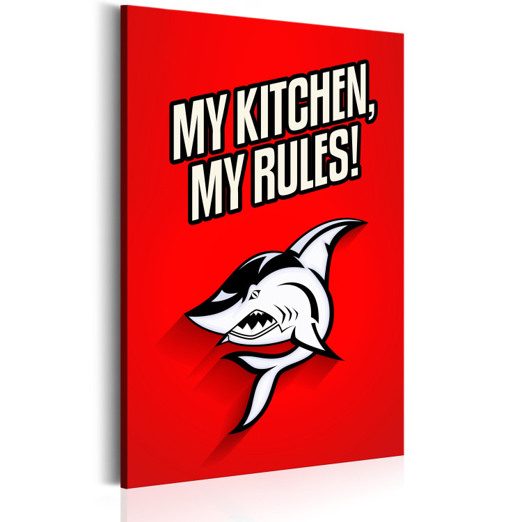 Canvas Print My kitchen, my rules! 88891 additionalImage 2