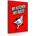 Canvas Print My kitchen, my rules! 88891 additionalThumb 2