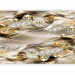 Wall Mural Golden nebula - abstract in golden tones with waves and ornaments 90191 additionalThumb 1
