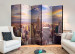 Room Divider Screen New York Morning II - panorama of sunrise over New York City 95291 additionalThumb 2