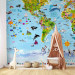 Wall Mural World Map for Kids 98091 additionalThumb 4
