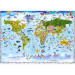 Wall Mural World Map for Kids 98091 additionalThumb 3