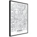 Wall Poster Munich Map - black and white map of the German city on a light background 114402 additionalThumb 10