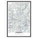 Wall Poster Munich Map - black and white map of the German city on a light background 114402 additionalThumb 24