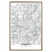 Wall Poster Munich Map - black and white map of the German city on a light background 114402 additionalThumb 16