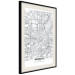 Wall Poster Munich Map - black and white map of the German city on a light background 114402 additionalThumb 3
