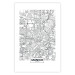 Wall Poster Munich Map - black and white map of the German city on a light background 114402 additionalThumb 25