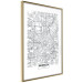 Wall Poster Munich Map - black and white map of the German city on a light background 114402 additionalThumb 6
