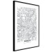 Wall Poster Munich Map - black and white map of the German city on a light background 114402 additionalThumb 13