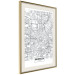 Wall Poster Munich Map - black and white map of the German city on a light background 114402 additionalThumb 2