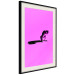 Wall Poster Little Monkey - looking down animal on a pink background 115202 additionalThumb 3