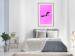 Wall Poster Little Monkey - looking down animal on a pink background 115202 additionalThumb 21