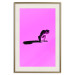 Wall Poster Little Monkey - looking down animal on a pink background 115202 additionalThumb 19