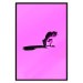 Wall Poster Little Monkey - looking down animal on a pink background 115202 additionalThumb 18