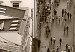 Canvas Floriańska Street - the famous symbol of the Krakow city in sepia 118102 additionalThumb 5