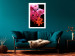 Wall Poster Spring Saturation - plant composition with pink flowers amidst black 118402 additionalThumb 2