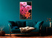 Wall Poster Spring Saturation - plant composition with pink flowers amidst black 118402 additionalThumb 7
