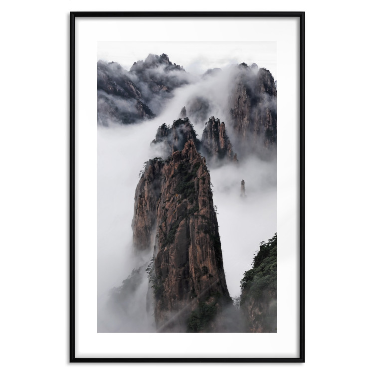 Wall Poster Rocks in the Clouds - Scandinavian landscape with mountains in fog 118502 additionalImage 15