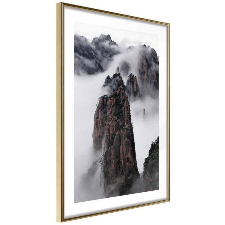 Wall Poster Rocks in the Clouds - Scandinavian landscape with mountains in fog 118502 additionalImage 8