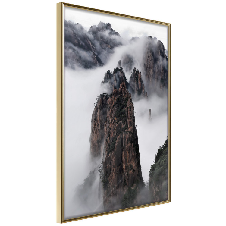 Wall Poster Rocks in the Clouds - Scandinavian landscape with mountains in fog 118502 additionalImage 12
