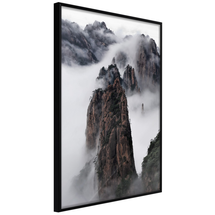 Wall Poster Rocks in the Clouds - Scandinavian landscape with mountains in fog 118502 additionalImage 10