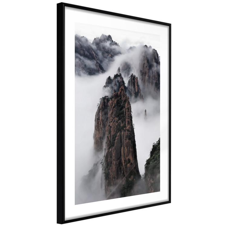 Wall Poster Rocks in the Clouds - Scandinavian landscape with mountains in fog 118502 additionalImage 13