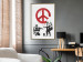 Wall Poster War and Peace - Banksy-style mural with soldiers and a red pacifier 119202 additionalThumb 5