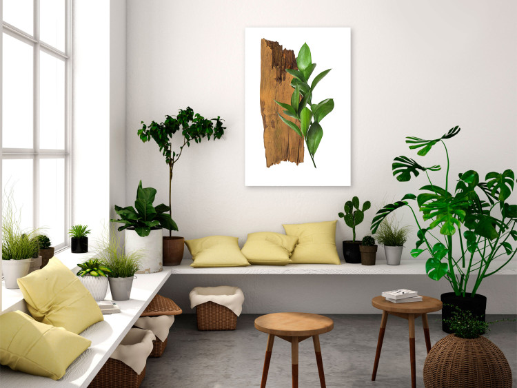 Canvas Art Print Plant zodiac: Sagittarius - minimalist, botanical composition 122602 additionalImage 3
