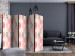 Folding Screen Spring Leaves II - striped geometric shapes in pastel colors 123002 additionalThumb 4