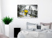 Canvas Art Print Walk in London (1 Part) Wide Yellow 123102 additionalThumb 3