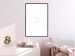 Wall Poster Why Not? - delicate pink English text on a white background 123202 additionalThumb 4