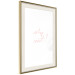 Wall Poster Why Not? - delicate pink English text on a white background 123202 additionalThumb 2