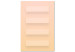 Canvas Art Print Parallel rectangles - geometric composition in pastel colours 123802