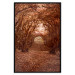 Poster Fulfilled Dreams - autumn forest landscape with falling leaves 123902 additionalThumb 18