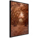 Poster Fulfilled Dreams - autumn forest landscape with falling leaves 123902 additionalThumb 10
