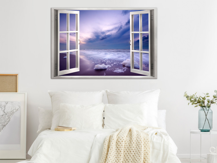 Canvas Print Lavender Sunset (1 Part) Wide 125002 additionalImage 3