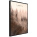 Poster Keep Growing - English inscriptions and forest landscape with trees in fog 127902 additionalThumb 13