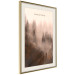 Poster Keep Growing - English inscriptions and forest landscape with trees in fog 127902 additionalThumb 3