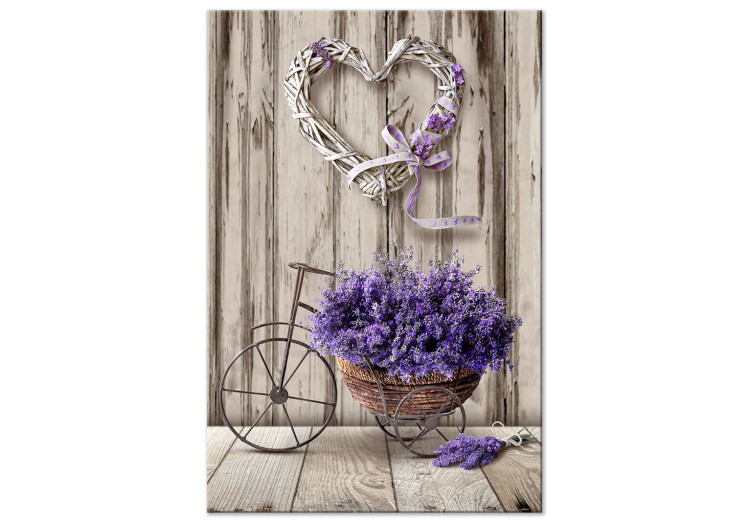 Canvas Print Secret Lavender Bouquet (1 Part) Vertical 128402