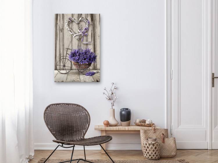 Canvas Print Secret Lavender Bouquet (1 Part) Vertical 128402 additionalImage 3