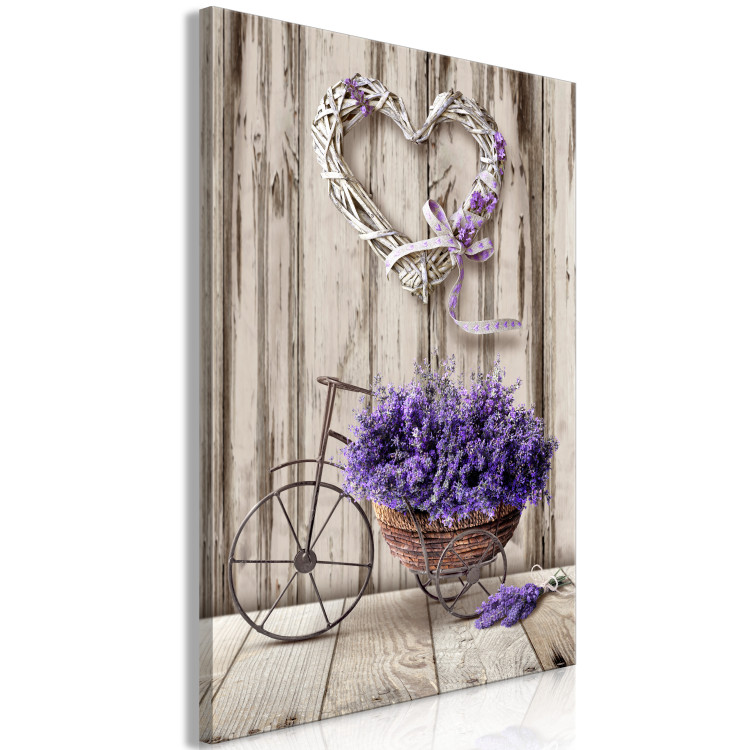 Canvas Print Secret Lavender Bouquet (1 Part) Vertical 128402 additionalImage 2