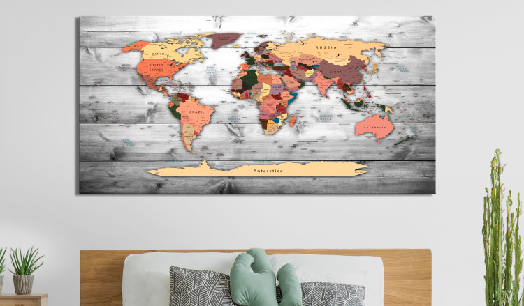 Large canvas print World Map: New Directions II [Large Format] 128502 additionalImage 5