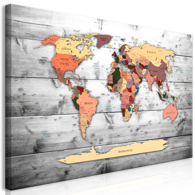 Large canvas print World Map: New Directions II [Large Format] 128502 additionalImage 2