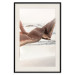 Wall Poster Dreamy Gust - seascape with a piece of a woman's dress blowing in the wind 129502 additionalThumb 19