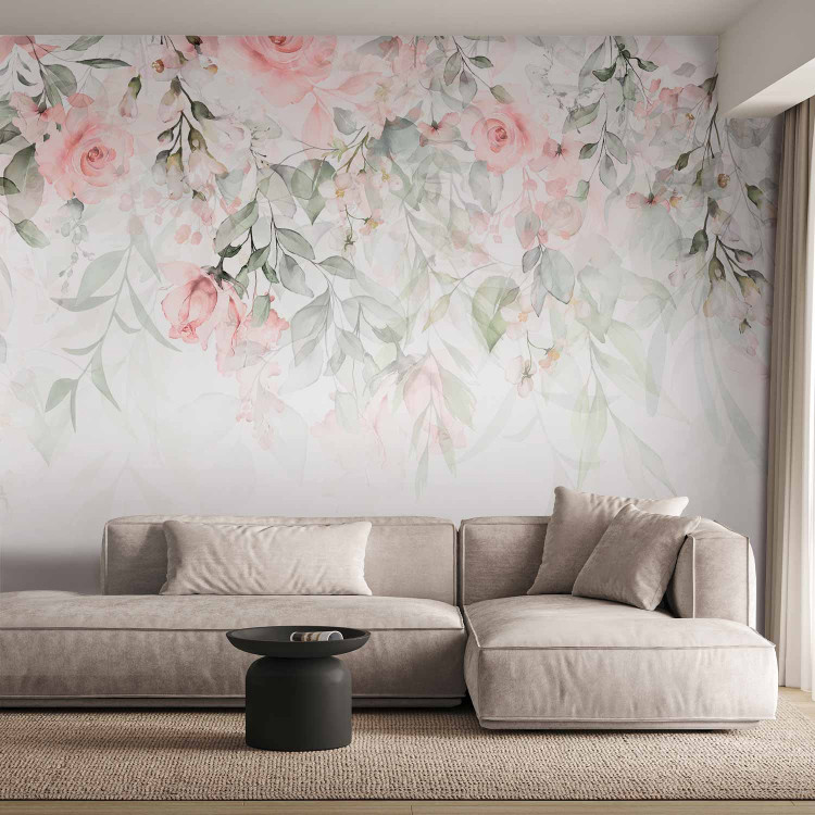 Wall Mural Waterfall of Roses - First Variant 130402